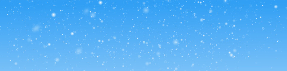 Snow falling against blue background Vector PNG. Seasonal winter overlay with white flakes, great for holiday, Christmas themes, New Year artwork, and festive decorations. Snowfall texture PNG