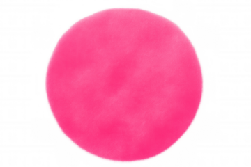 Vibrant pink circle on a transparent background, embodying minimalist design and offering versatile use in various projects