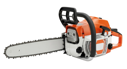 Chainsaw isolated on transparent background