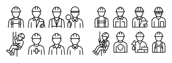 High Rise Worker Icons