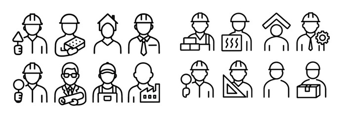 Fototapeta premium Home Insulation Icons