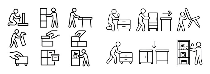 Minimalist Furniture Icons