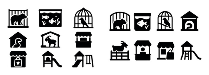 Zoo Icons Grid