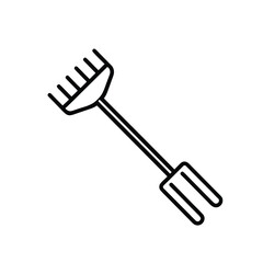 Garden tools set isolated on white background