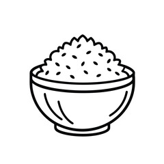 Coffee cup with ice cream in a bowl vector illustration