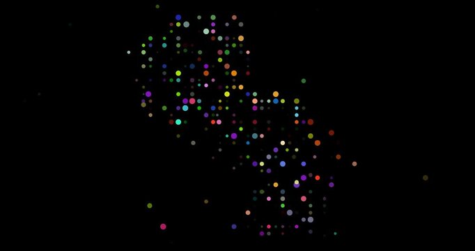 Global Paraguay Map Reimagined Through Circles