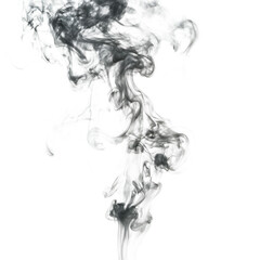 Ethereal Smoke Separating from Background - Enigmatic and Intriguing Image
