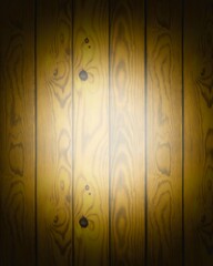 wood texture background with spot light on center 