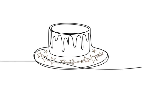 Modern birthday card design with stylized elements