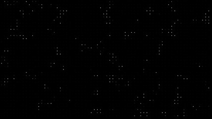 Hi tech lights color square elements flickering dots seamless loop digital halftone texture abstract Digital small circles little dots screen technology cloud computing ai grid. Artistic circuit data - Powered by Adobe