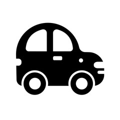 Toy car, vehicle, play vector icon