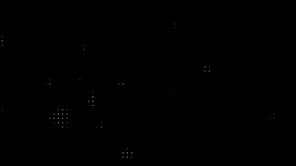 Hi tech lights color square elements flickering dots seamless loop digital halftone texture abstract Digital small circles little dots screen technology cloud computing ai grid. Artistic circuit data - Powered by Adobe