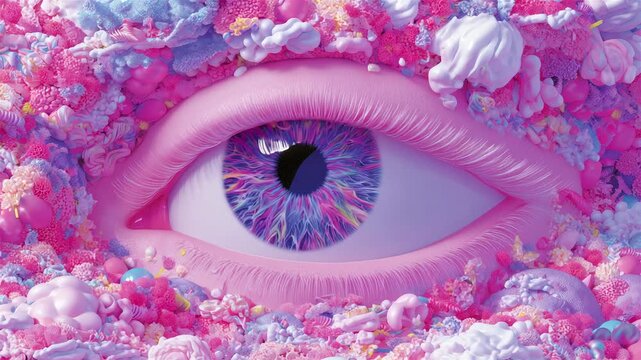 Fashion surreal eye