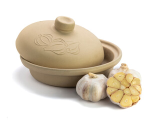 Garlic with Ceramic Roaster