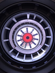 Naklejka premium Interior of a Nacelle or Wind Turbine Housing