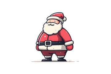 Vector illustration of Santa Claus character