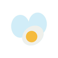 egg  logo icon illustration flat
