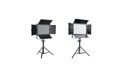 Studio light on transparent background png