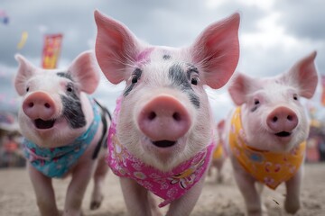 Modern living room with futuristic digital interface showcasing smart home features.