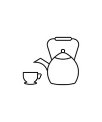 tea icon, vector best line icon.
