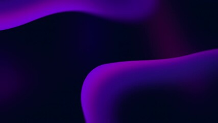 abstract fantastic background, liquid gradient of paint with internal glow forms hills or peaks like landscape in subsurface scattering material. Blue red purple. loop 4k 60 fps, Ultra HD. - Powered by Adobe