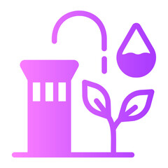 irrigation gradient icon