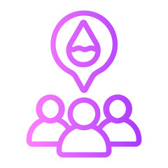 ration gradient icon