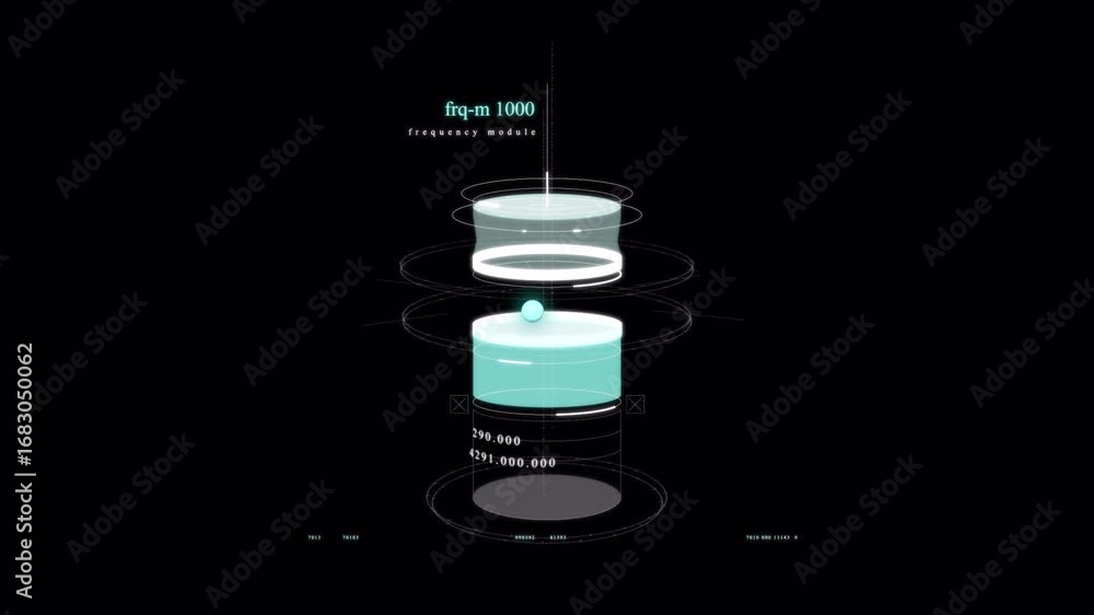 Poster frequency module frq-m 1000: dynamic visuals