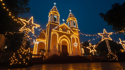 Obraz premium Christmas Festival in India Celebration