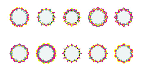 Diwali Decorative Frame Set Collection