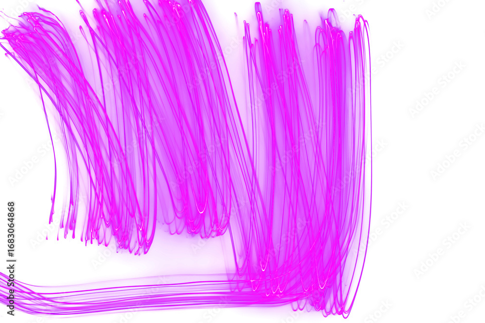 Poster abstract pink light overlay effect light trail leak design element isolated on transparent backgroun