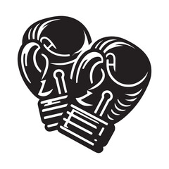 Boxing Gloves Vector Illustration