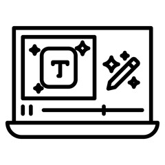 Ai writer generator icon