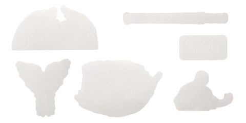 set of blank paper shape,set of blank paper frame,set of blank speech bubble isolated on white background