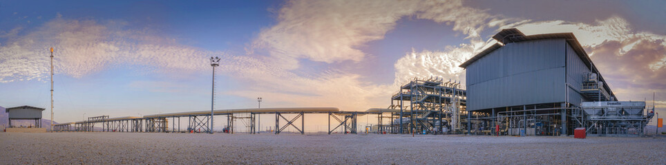 This photo was taken on October 18, 2024. The location of this photo is Fars Province in Iran. This is the site of the Varavi Gas Compressor.