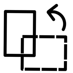 Graphic Design related icon . Outline icon.