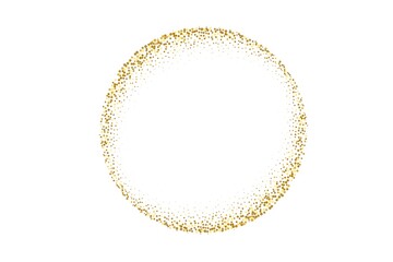 round golden frame, sprinkle circle frames, golden circle border 