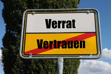 Vertrauen oder verraten