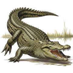Naklejka premium Crocodile 4