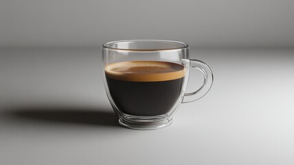 cup of coffee on the table.