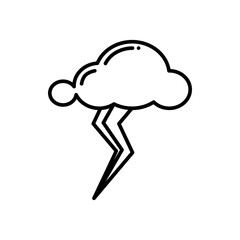 storm icon vector design template elegant style