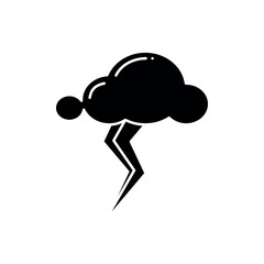 storm icon vector design template elegant style