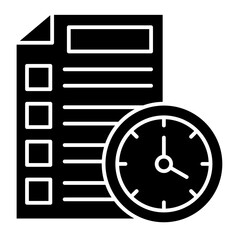 Schedule  Icon Set Multiple Style Collection