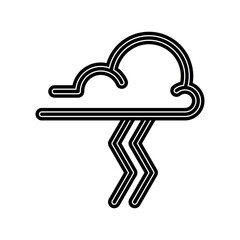 storm icon vector design template elegant style