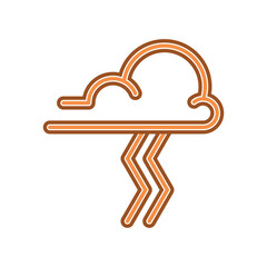 storm icon vector design template elegant style