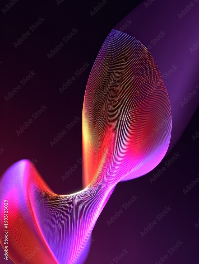Poster intricate patterns display vibrant colors swirling and flowing together, creating a mesmerizing visu