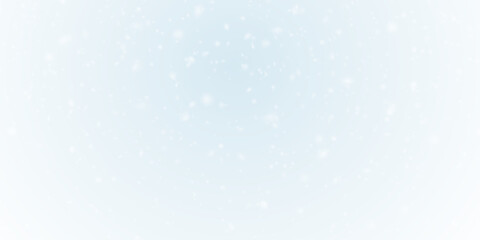 Christmas background with small falling snowflakes. Snow storm effect, blurred, cold wind with snow png. Holiday powder snow for cards, invitations, banners, advertising.	
