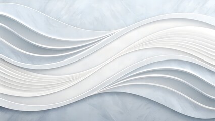 Abstract white wave background with modern design and elegant decoration
