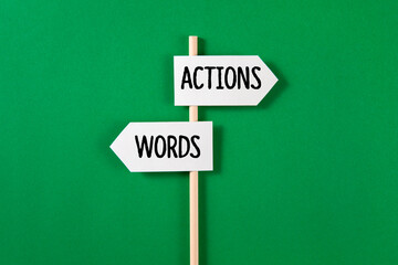 Action or words	