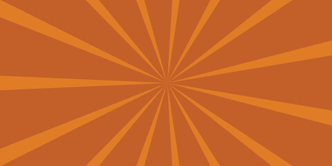 Geometric burst design with radiating lines in warm orange tones ideal for retro and vintage communication projects